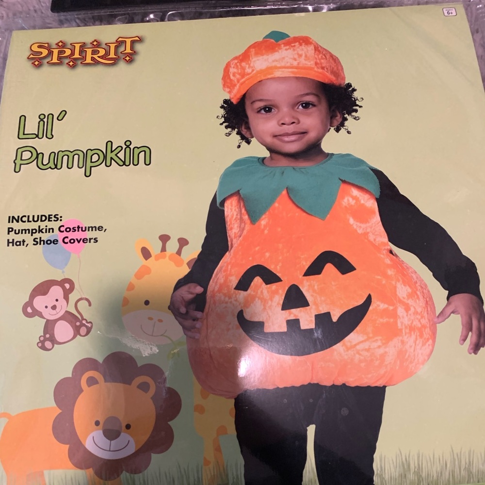 Pumpkin infant costume-spirit halloween